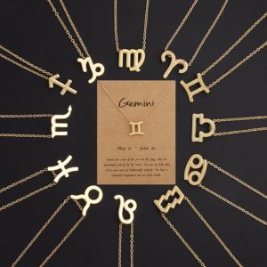 Zodiac Sign Silver necklace